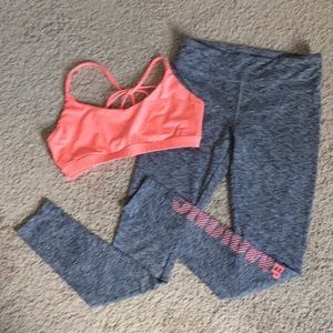 Gray Forever 21 Leggings